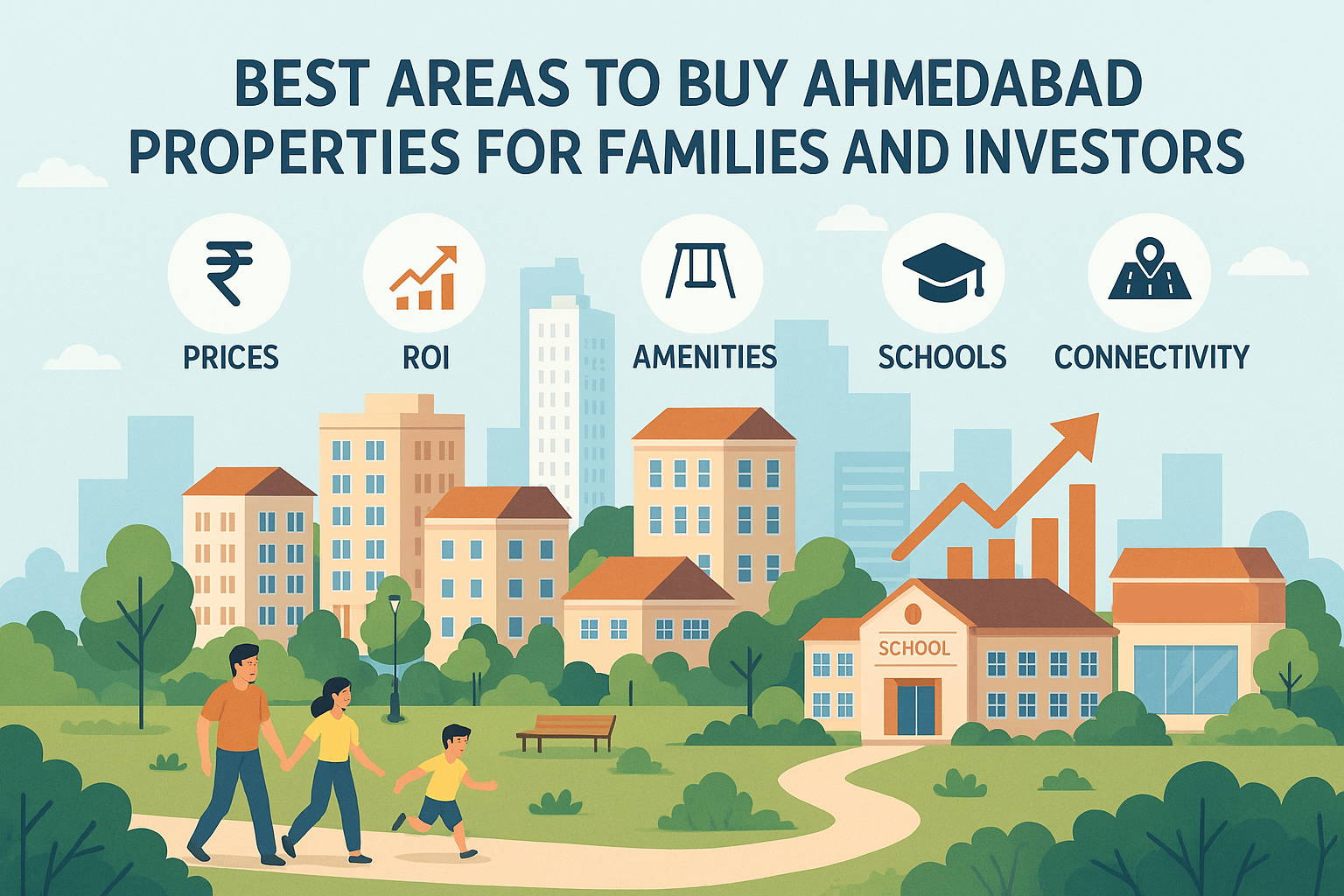 Best Areas to Buy Ahmedabad Properties for Families and Investors